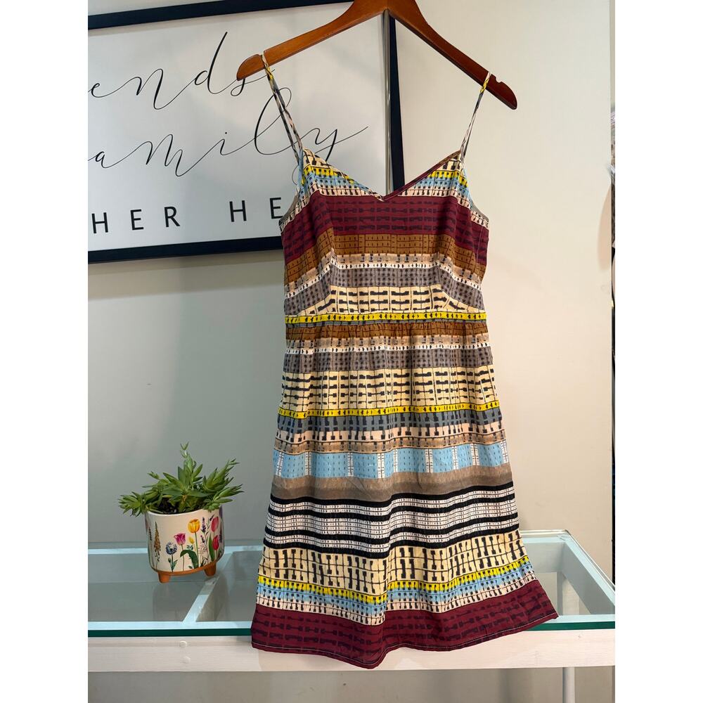 ✨ Broadway & Broome Silk Printed Slip Dress – Size 4 ✨